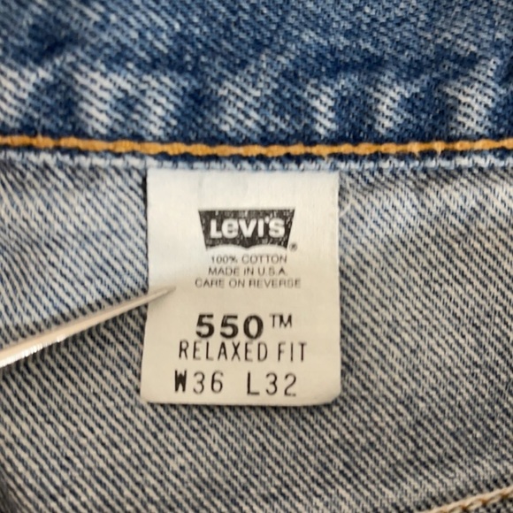 Levi’s Men's 550 Relaxed Fit Jeans Size 36x32 - Picture 9 of 13